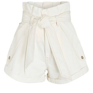 Zimmerman Paper Bag Denim Shorts